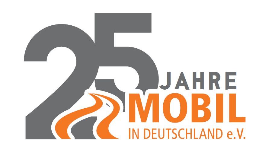 Logo 25 Jahre Mobil In Deutschland Ev Mobil In Deutschland E V