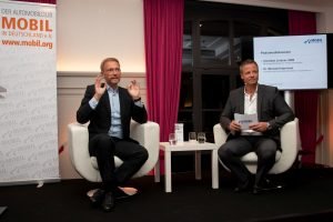 Christian Lindner im Gespräch mit Dr. Michael Haberland, Präsident des Automobilclubs Mobil in Deutschland e.V.